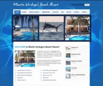 Verdugosbeachresort.com(Martin Verdugo's Beach Resort) Screenshot