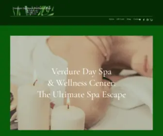 Verduredayspa.com(Verdure Day Spa & Wellness Center) Screenshot