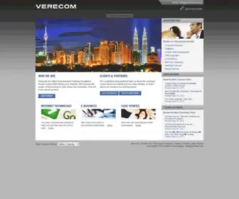 Verecom.com.my(Web Design Kuala Lumpur) Screenshot