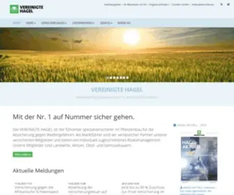 Vereinigte-Hagel.net(Vereinigte Hagelversicherung VVaG) Screenshot