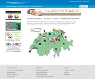 Vereinsverzeichnis.ch(Vereine Schweiz) Screenshot