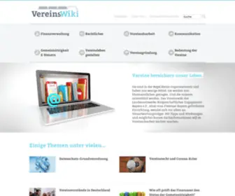 Vereinswiki.info(Vereinswiki Startseite) Screenshot