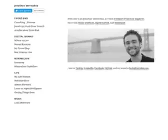 Verekia.com(Jonathan Verrecchia's Projects) Screenshot