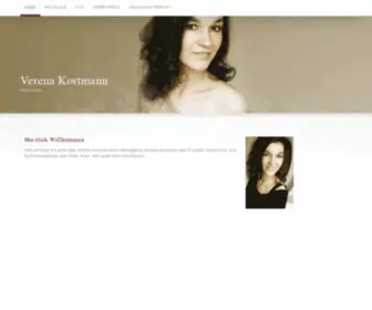 Verena-Kortmann.de(Verena Kortmann) Screenshot