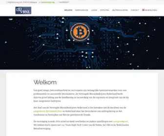 VerenigdebitcoinbedrijVennederland.org(Verenigde Bitcoinbedrijven Nederland (VBNL)) Screenshot