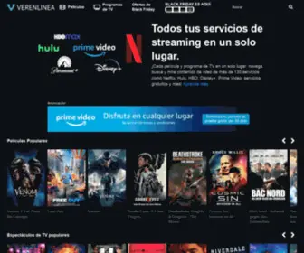 Verenlinea.es(Todos tus servicios de streaming en un solo lugar) Screenshot
