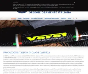 Veret.it(Veret Produzione Italiana canne da pesca) Screenshot