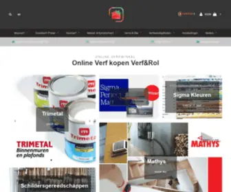 Verf-ROL.be(Verf&Rol verkoop online) Screenshot