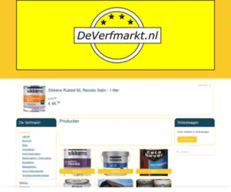 Verfenbehangwereld.nl(De Verfmarkt) Screenshot