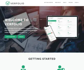 Verfolio.com(Verfolio) Screenshot