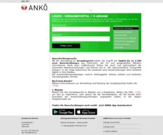 Vergabeportal.at(ANKÖ) Screenshot