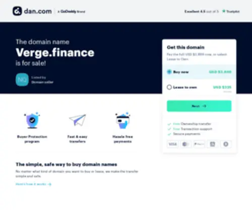 Verge.finance(Lending & Liquidity Protocol) Screenshot