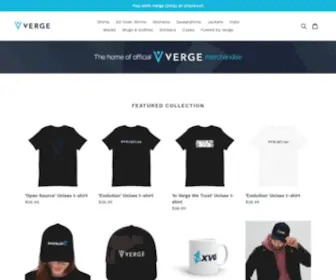 Vergecurrency.store(Verge Merchandise Store) Screenshot