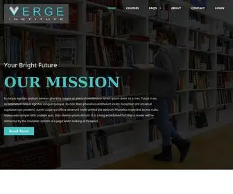 Vergeinstitute.com(VergeInstitute) Screenshot