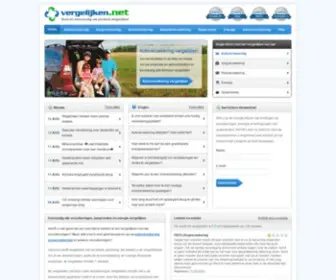Vergelijken.net(Vergelijken van verzekeringen en veel meer op) Screenshot