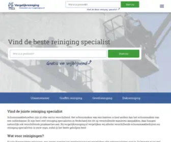 Vergelijkreiniging.nl(Vind de Beste Reiniging Specialist) Screenshot