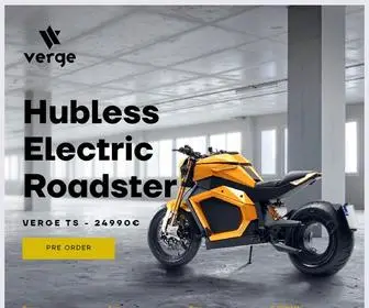 Vergemotorcycles.com(Verge Motorcycles) Screenshot