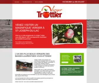 Vergertrottier.com(Verger Trottier à St) Screenshot