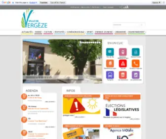 Vergeze.fr(Vergeze) Screenshot