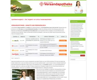 Vergleich-Versandapotheke.de(Versandapotheke Online Apotheke Vergleich Versandapotheken) Screenshot