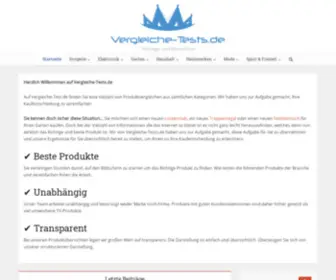 Vergleiche-Tests.de(Startseite) Screenshot