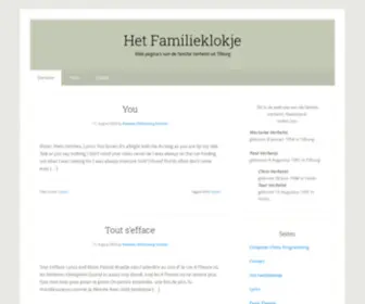 Verhelst.org(Het Familieklokje) Screenshot