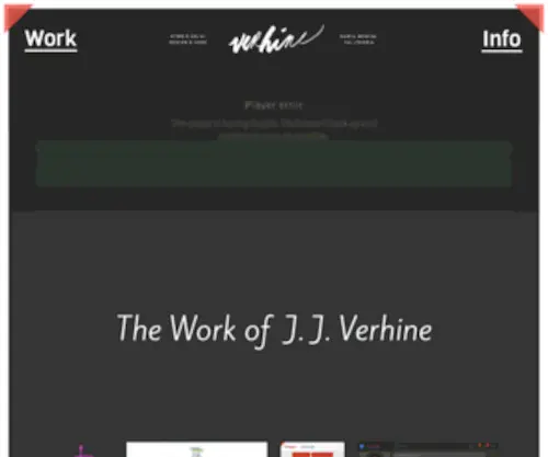 Verhine.com(Design by j.verhine) Screenshot