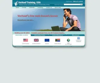 Verhoef-Training.com(Verhoef Training USA) Screenshot