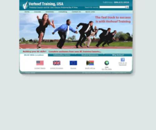 Verhoef.com(Verhoef Training USA) Screenshot