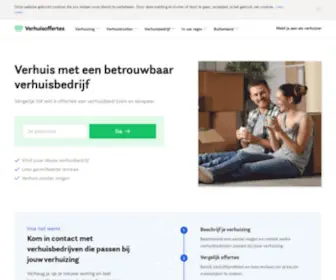 Verhuisoffertes.com(Verhuizen) Screenshot