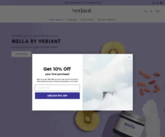 Veriant.com(Enter our Mella Giveaway to win new products) Screenshot