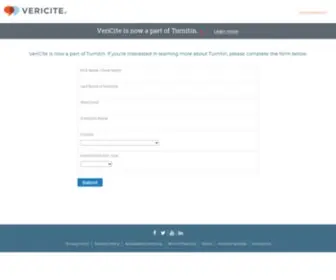 Vericite.com(VeriCite Plagiarism Checker) Screenshot