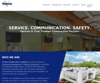 Vericonbuilds.com(Vericon Construction Company) Screenshot