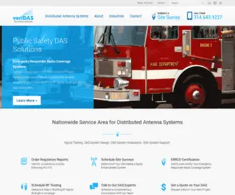 Veridastech.com(VeriDAS Technologies Distributed Antenna Systems St) Screenshot