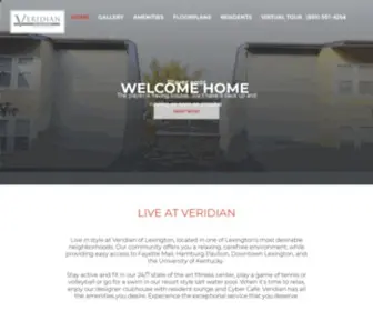 Veridianlexington.com(Veridian of Lexington Apartments) Screenshot