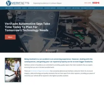 Verifactsauto.com(Exposing Excellence In Collision Repair) Screenshot