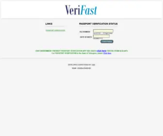 Verifastap.in(Passport Verification Cell) Screenshot