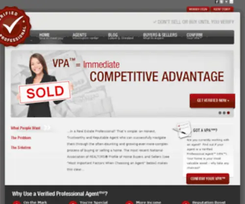 Verifiedagent.com(Forsale Lander) Screenshot