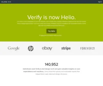 Verifyapp.com(Design Surveys with Verify) Screenshot
