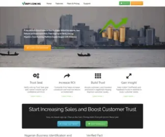 Verify.com.ng(Nigeria Website & Business Verification) Screenshot