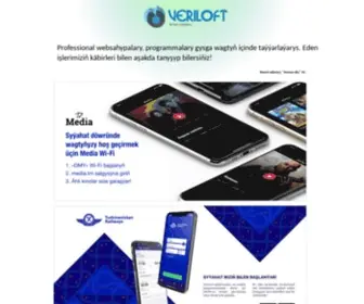 Veriloft.com(Web studio from Turkmenistan) Screenshot