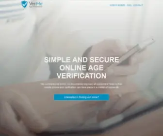 Verime.net(Age verification solution by mobile phone) Screenshot