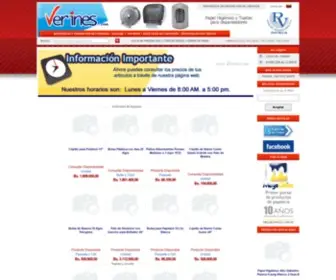 Verines.com(Venta de Materiales de Limpieza) Screenshot