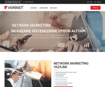 Verinetyazilim.com(Network Marketing) Screenshot