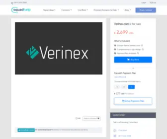 Verinex.com(Verinex) Screenshot