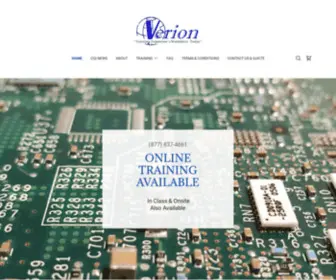 Veriontraining.com(Verion Training Systems) Screenshot