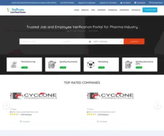 Veripharma.in(Trusted Job & Employee Verification Portal For Pharma Industry) Screenshot