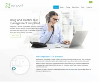 Veriport.ca(Drug and Alcohol Test Management Application) Screenshot