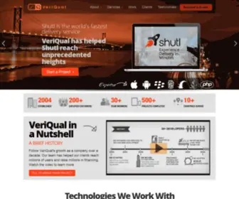 Veriqual.com(Web Development Company) Screenshot