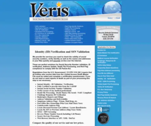 Veris.info(Veris info) Screenshot